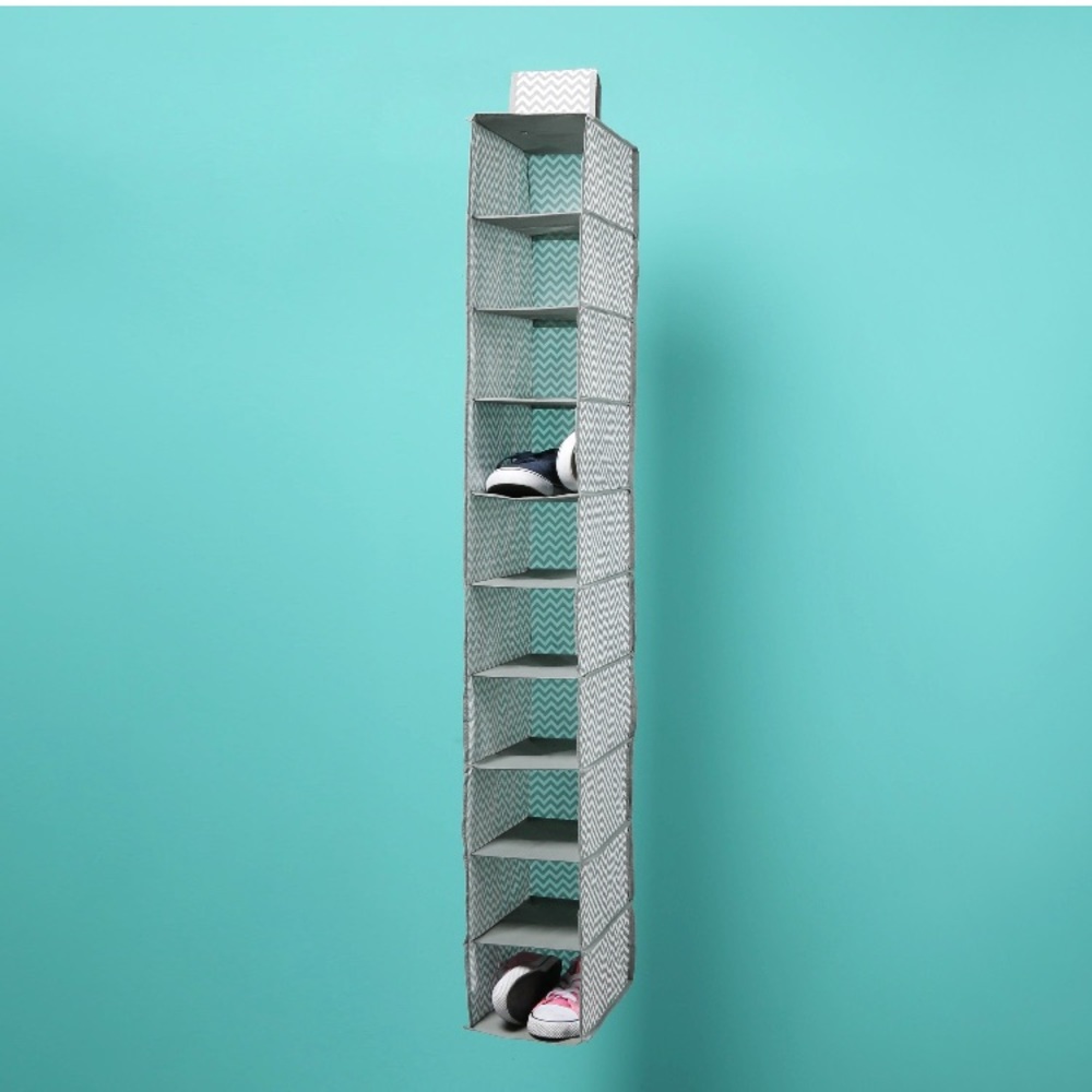 10 compartment shoe holder